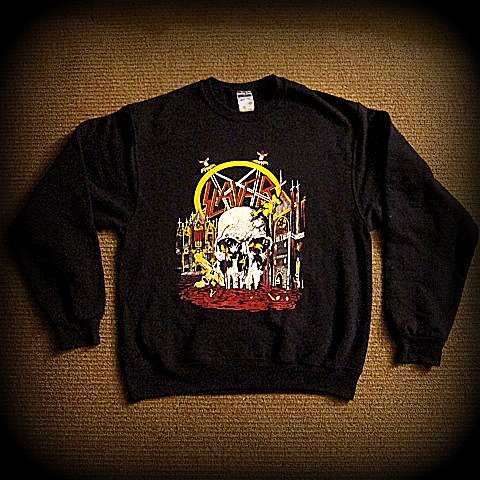 SLAYER - SOUTH OF HEAVEN- Two Sided Printed-SWEATSHIRT